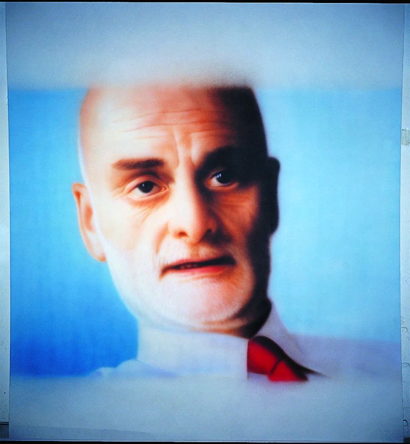 Monumental ist das Uli-Sigg-Portrait von Zhou Tiehai: Es misst 2,5 auf 3,5 Meter.